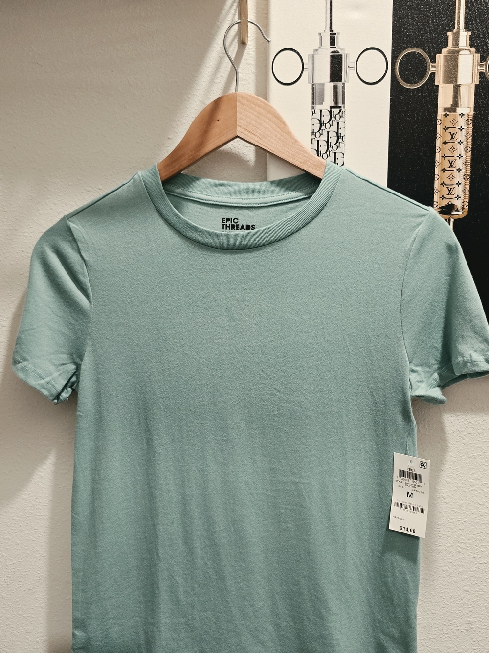 Epic Threads Kids Crew Neck T-Shirt in Light Mint